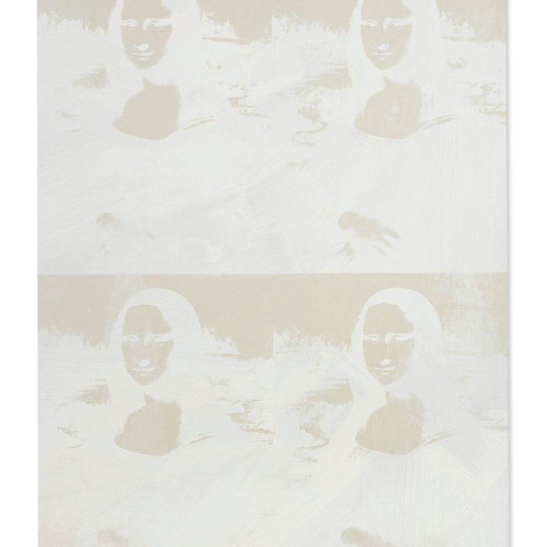 Andy Warhol — Четыре белые на белом Моны Лизы (серия разворотов), изображение 1