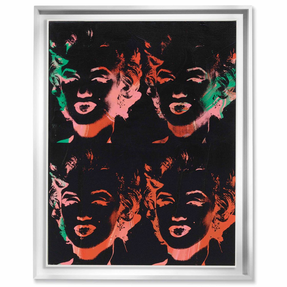 Andy Warhol — Четыре разноцветные Мэрилин (серия разворотов)