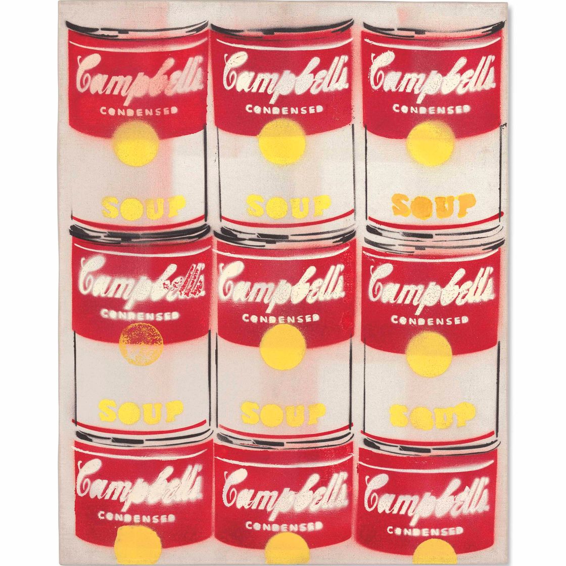 Andy Warhol — Девять банок супа "Кэмпбелл"