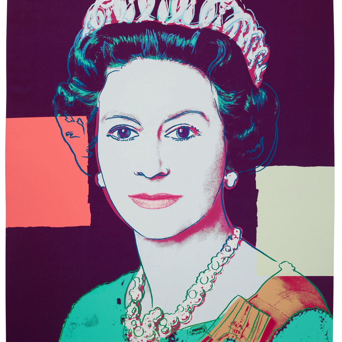Andy Warhol — Королеве Соединенного Королевства Елизавете II от правящих королев