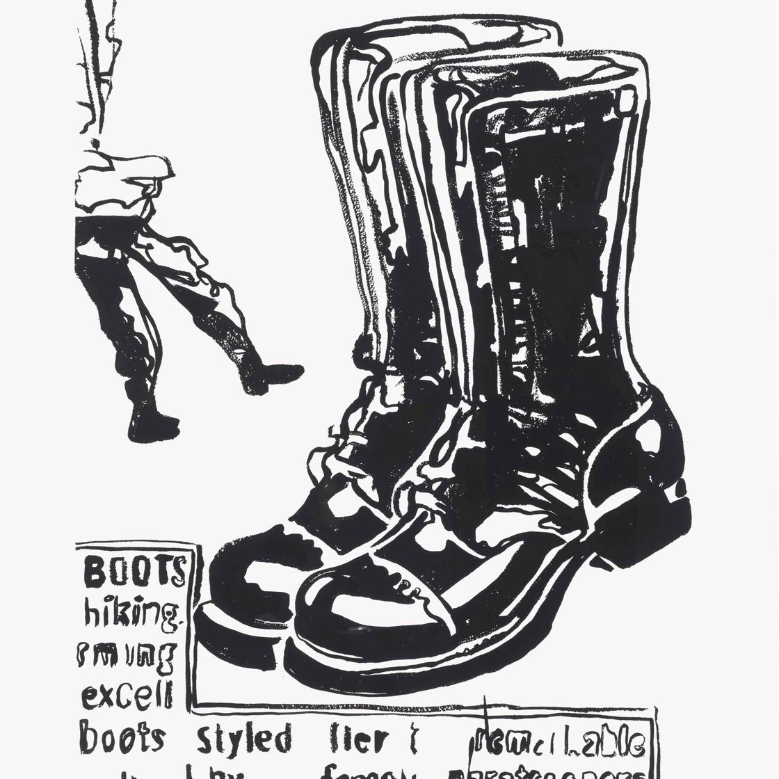Andy Warhol — Ботинки десантника