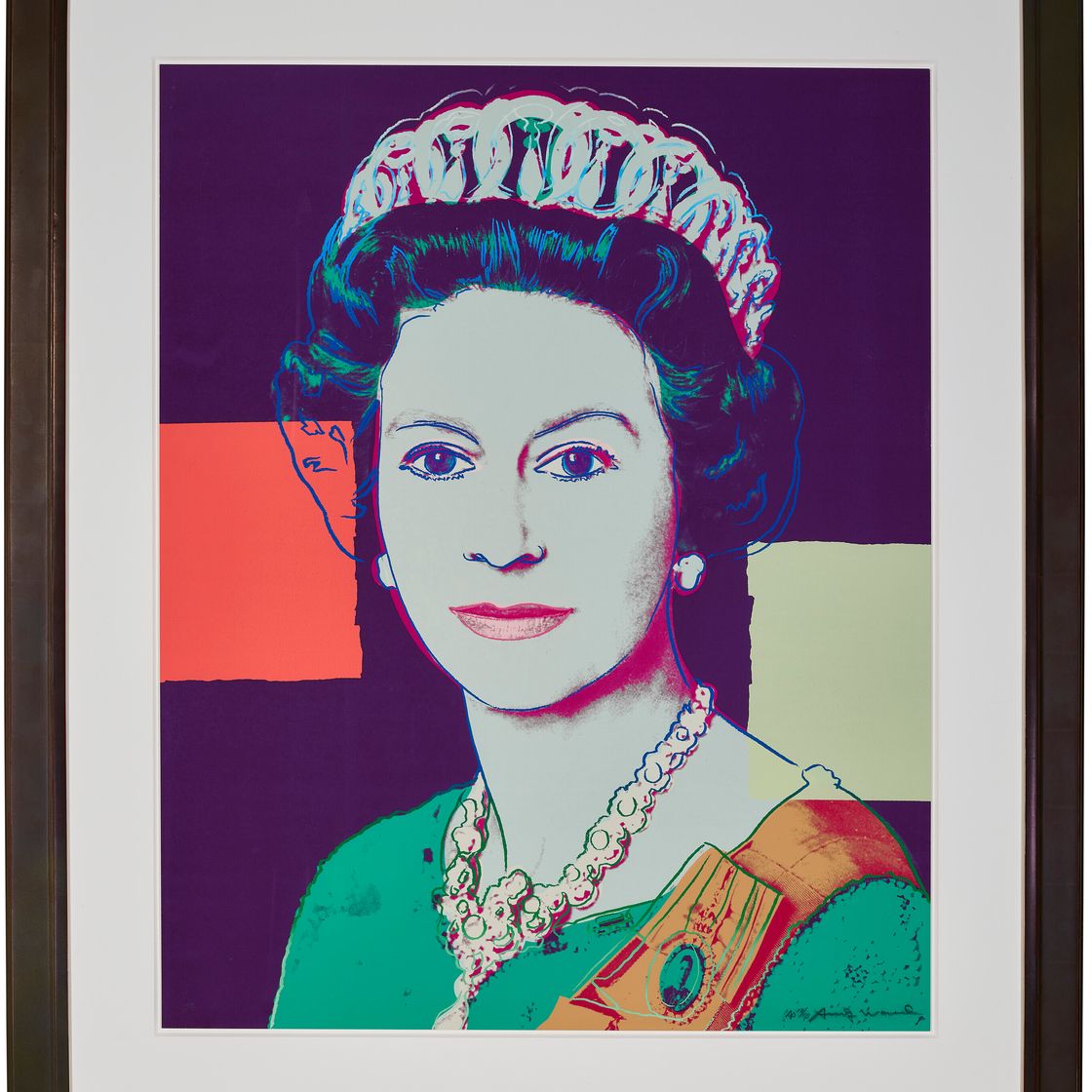 Andy Warhol — Королева Соединенного Королевства Елизавета II, от правящих королев, изображение 2