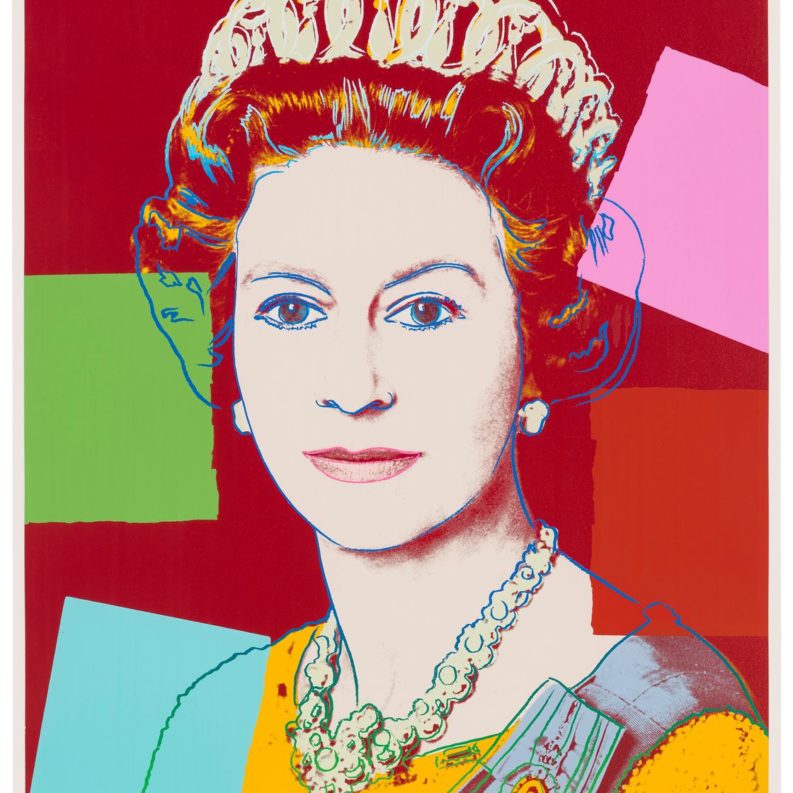 Andy Warhol — Королева Елизавета II, от: Правящие королевы