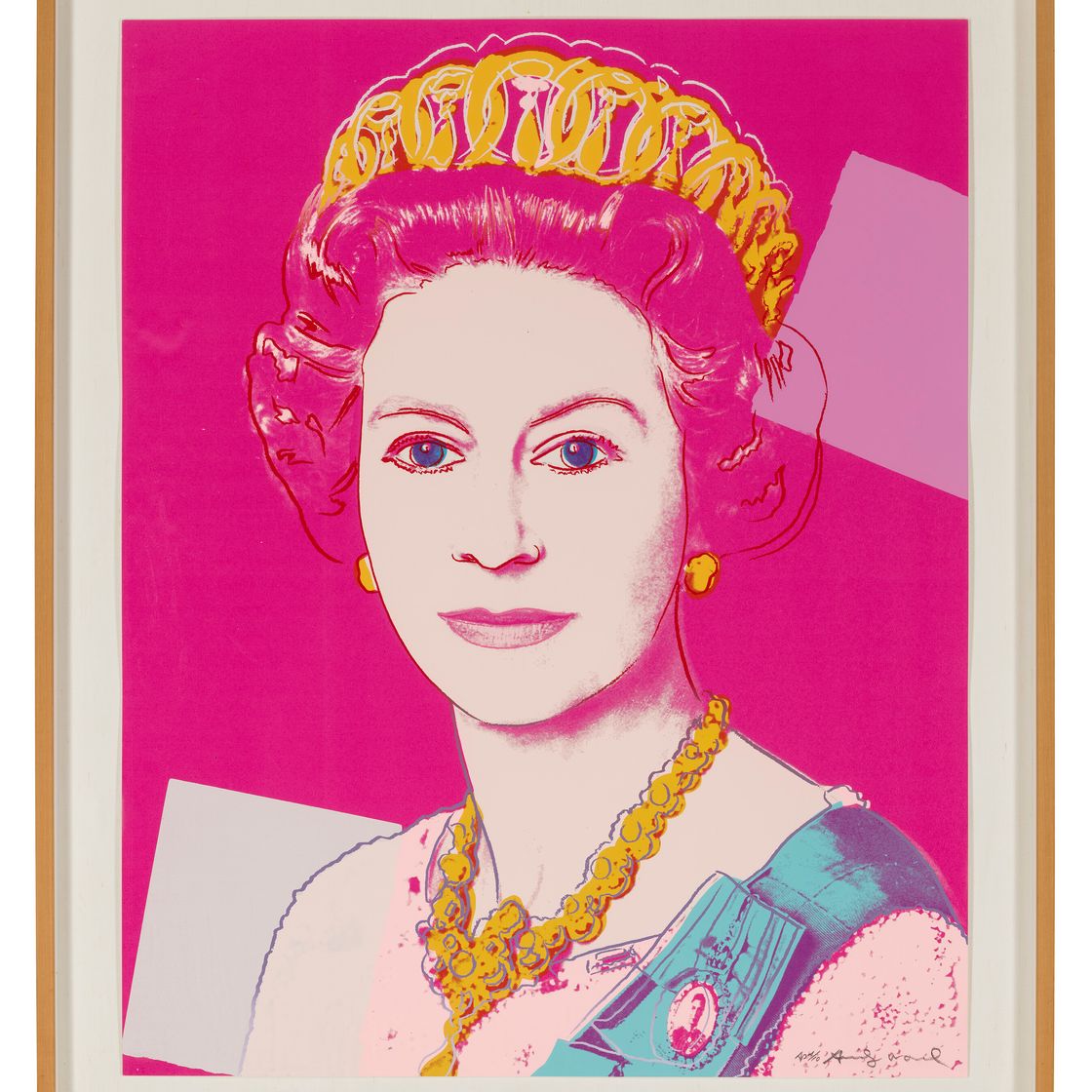Andy Warhol — Королева Елизавета II, от правящих королев, изображение 2