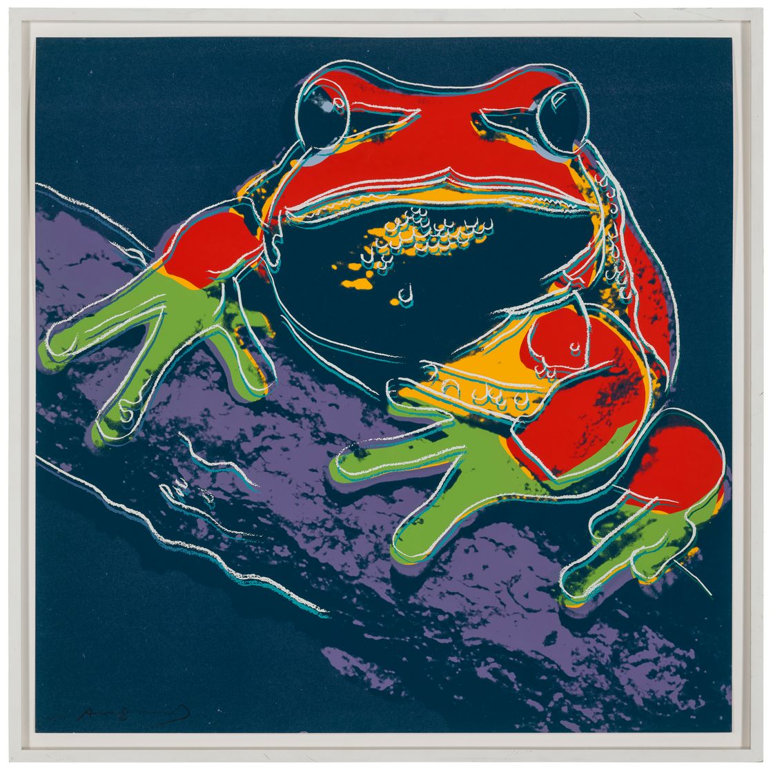 Andy Warhol — Древесная лягушка из сосновых пустошей, относящаяся к исчезающему виду, изображение 2