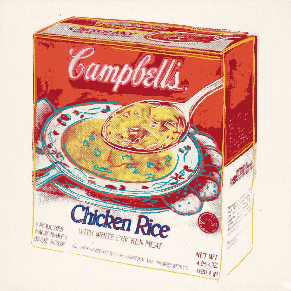 Andy Warhol — Коробка для куриного рисового супа Campbell's