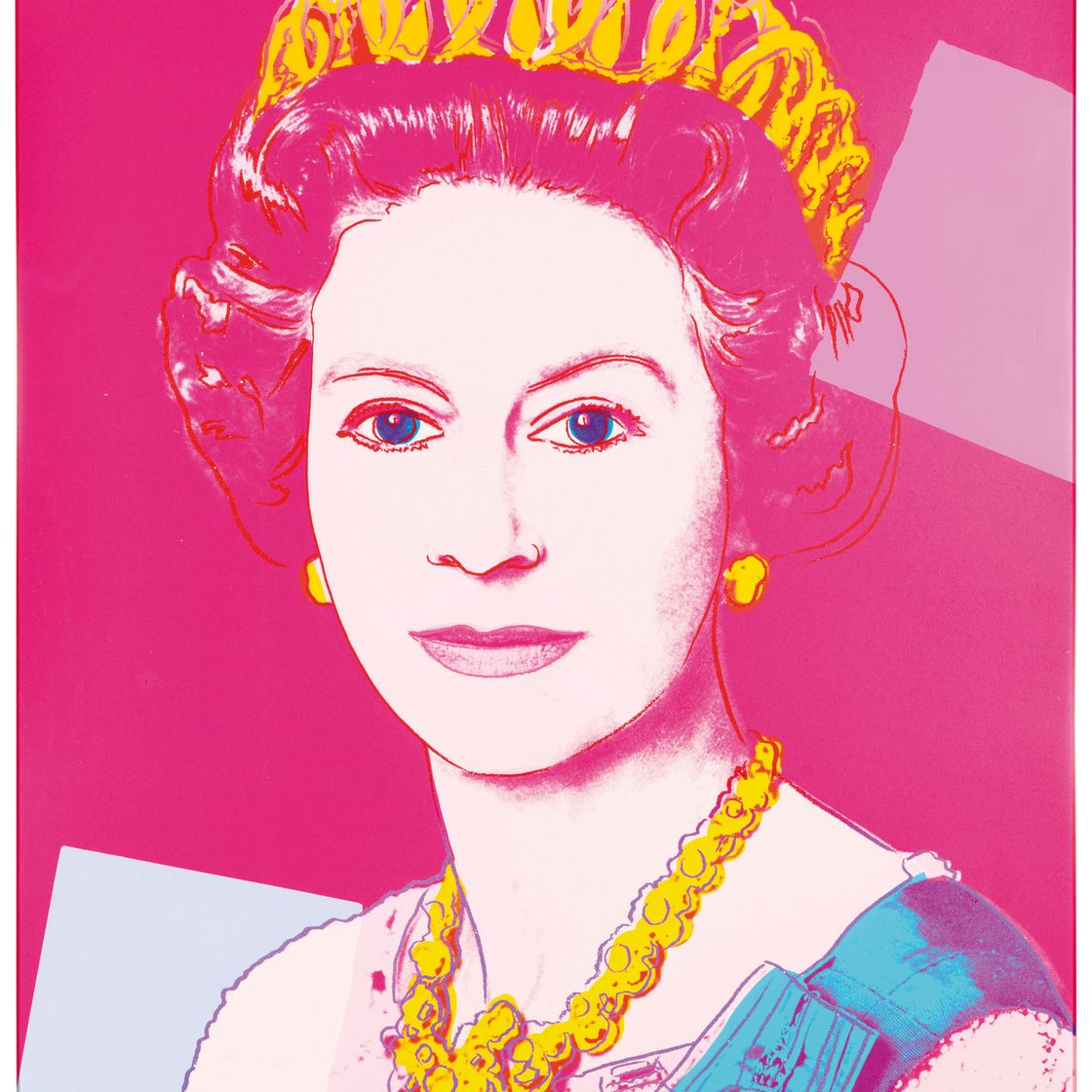 Andy Warhol — Королева Елизавета II, от: Reinging Queens (Королевское издание)