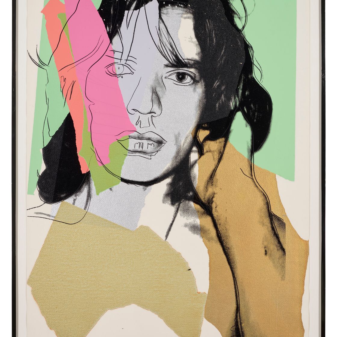 Andy Warhol — Мик Джаггер : один отпечаток, изображение 2