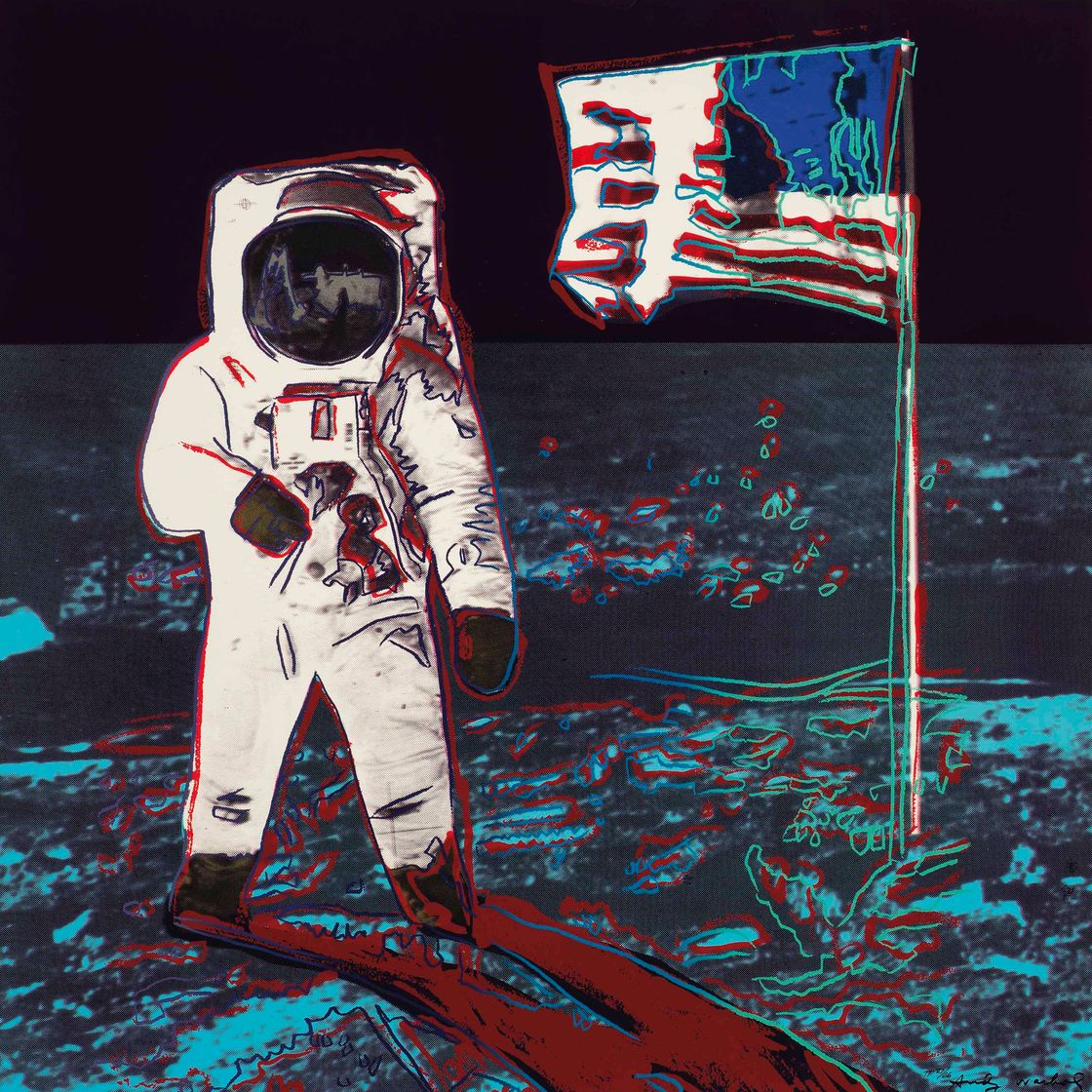 Andy Warhol — Лунная походка: одна тарелка