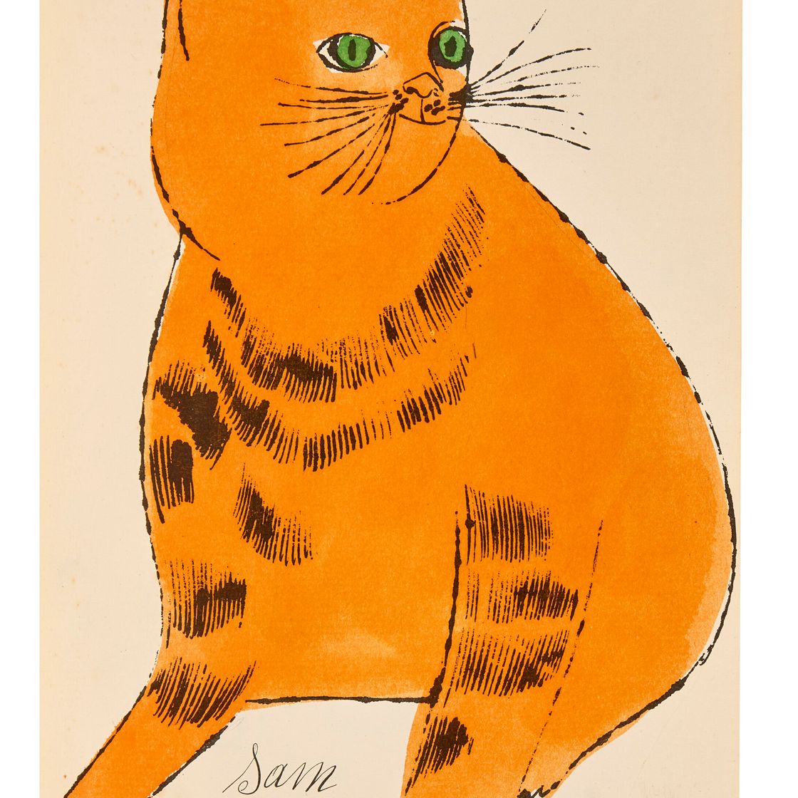 Andy Warhol — 25 кошек по имени(d) Сэм и одна Голубая киска, изображение 12