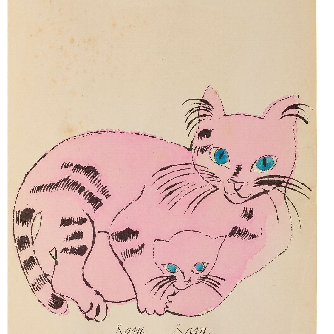 Andy Warhol — 25 кошек по имени(d) Сэм и одна Голубая киска, изображение 13