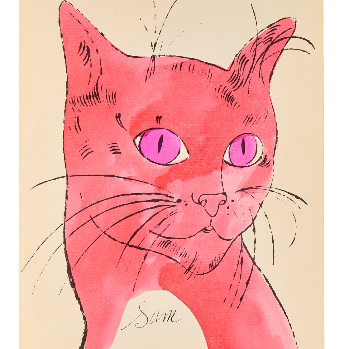 Andy Warhol — 25 кошек по имени(d) Сэм и одна Голубая киска, изображение 14