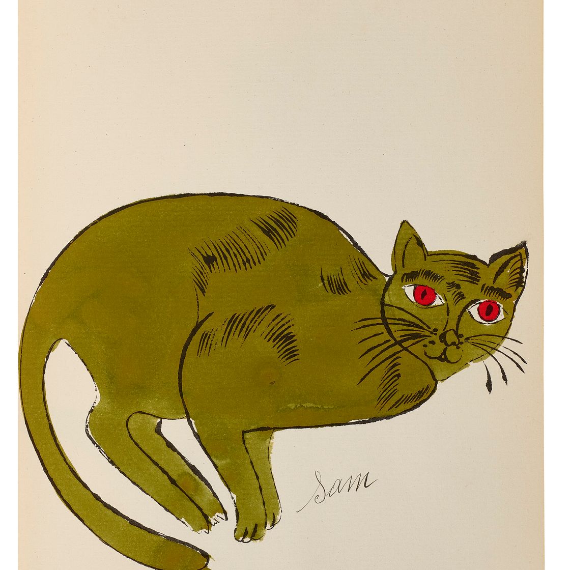 Andy Warhol — 25 кошек по имени(d) Сэм и одна Голубая киска, изображение 18
