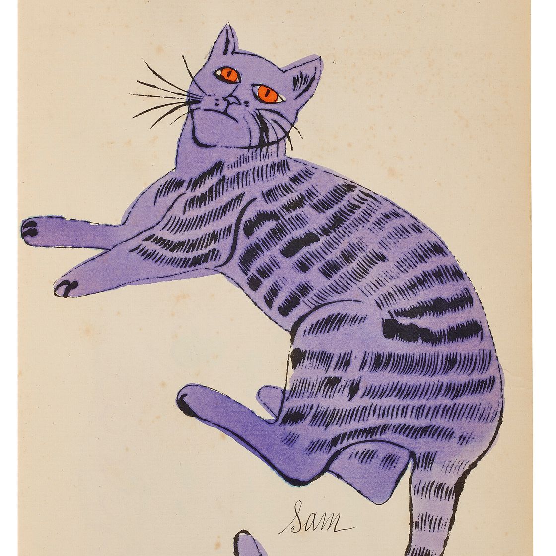 Andy Warhol — 25 кошек по имени(d) Сэм и одна Голубая киска, изображение 3