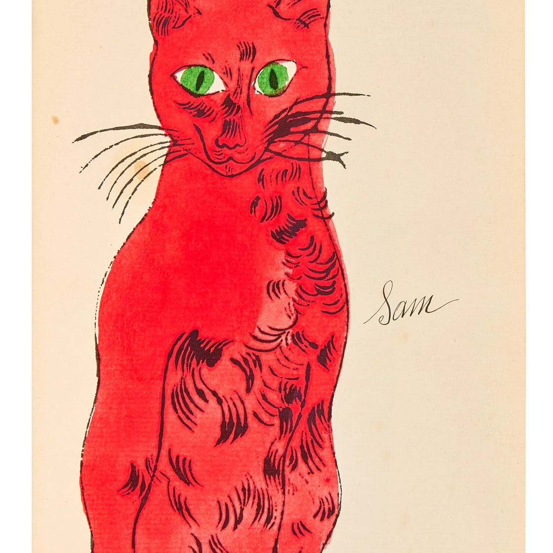 Andy Warhol — 25 кошек по имени(d) Сэм и одна Голубая киска, изображение 4