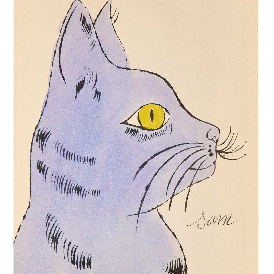 Andy Warhol — 25 кошек по имени(d) Сэм и одна Голубая киска, изображение 8