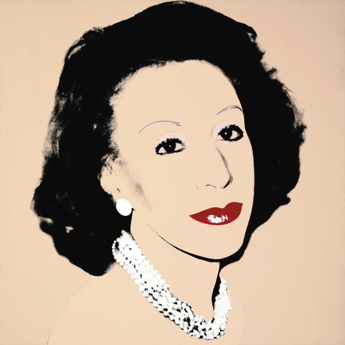 Andy Warhol — Портрет Инны Гинзбург