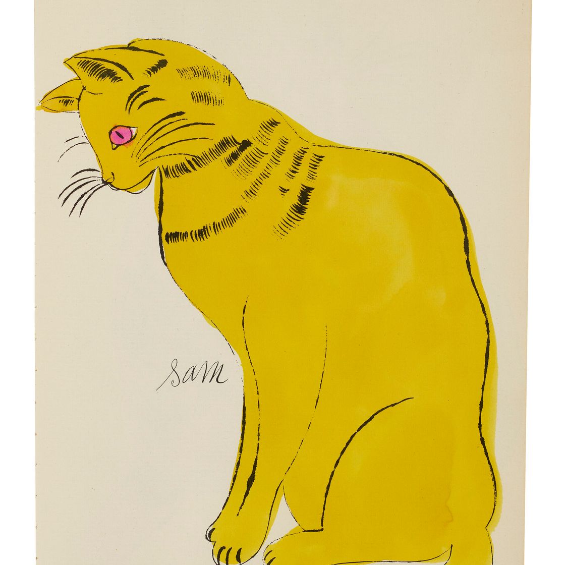 Andy Warhol — 25 кошек по имени(d) Сэм и одна голубая киска, изображение 11