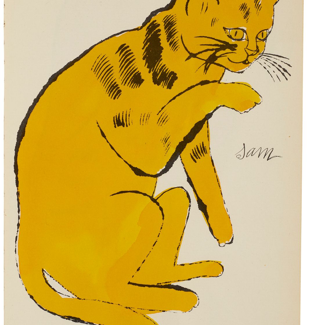 Andy Warhol — 25 кошек по имени(d) Сэм и одна голубая киска, изображение 15