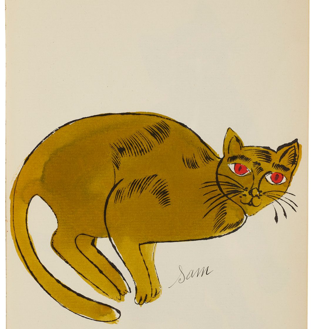 Andy Warhol — 25 кошек по имени(d) Сэм и одна голубая киска, изображение 17