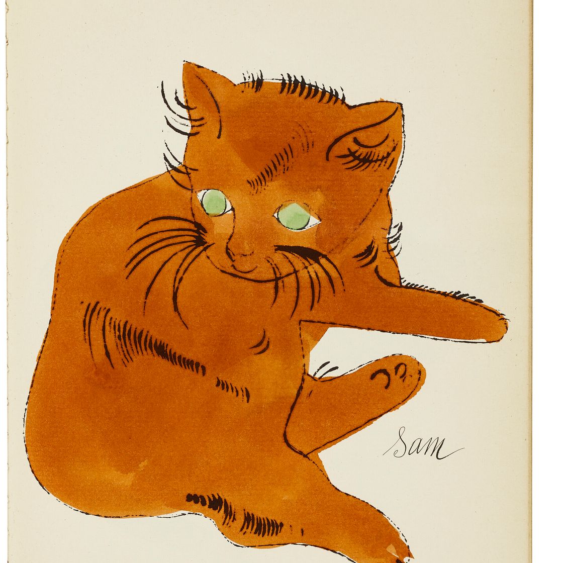 Andy Warhol — 25 кошек по имени(d) Сэм и одна голубая киска, изображение 18