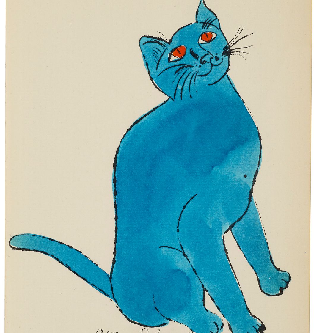 Andy Warhol — 25 кошек по имени(d) Сэм и одна голубая киска, изображение 19