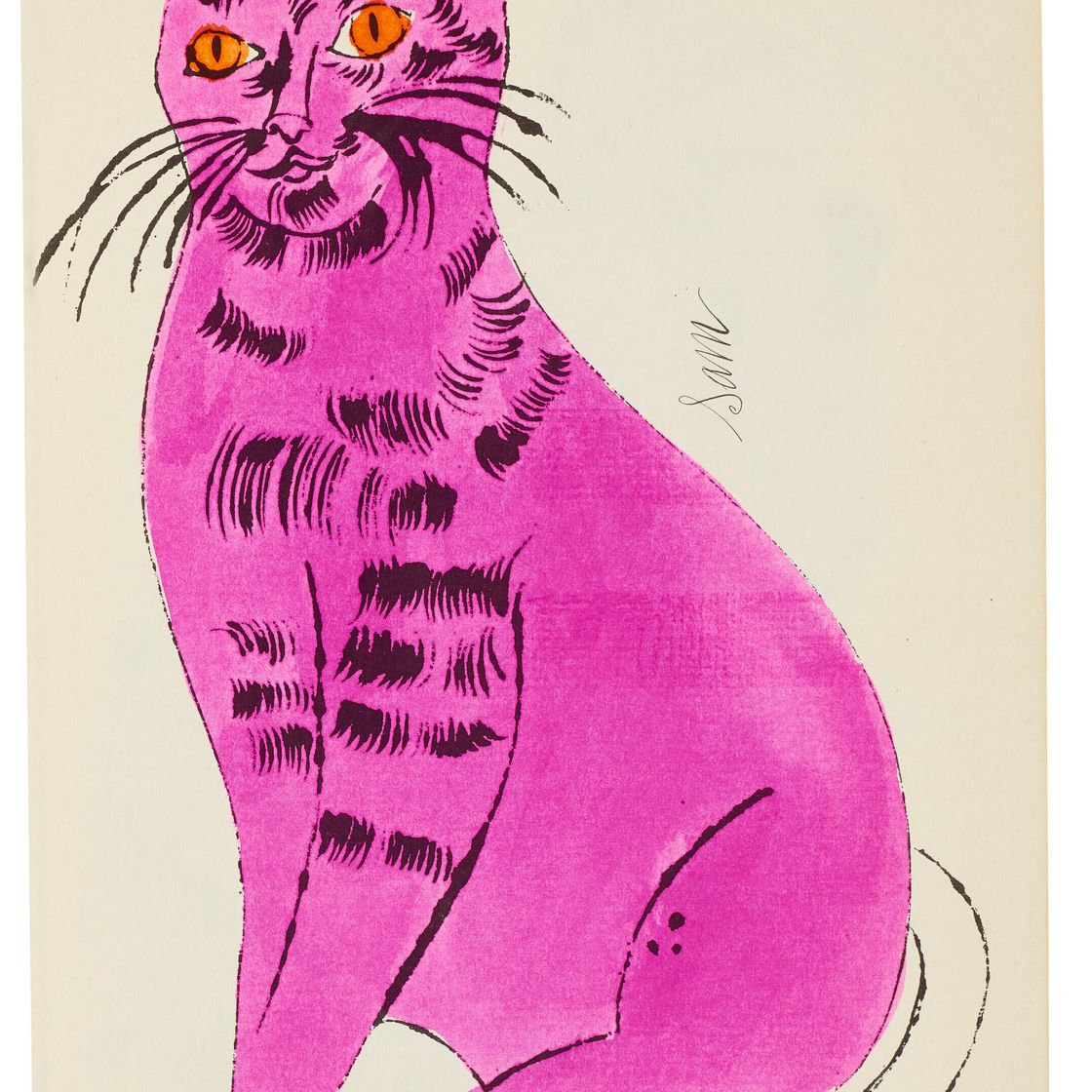 Andy Warhol — 25 кошек по имени(d) Сэм и одна голубая киска, изображение 6