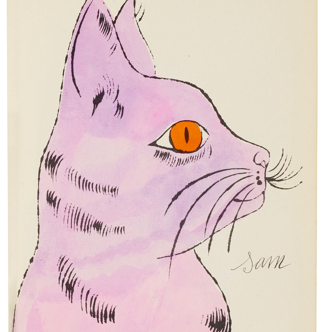 Andy Warhol — 25 кошек по имени(d) Сэм и одна голубая киска, изображение 8