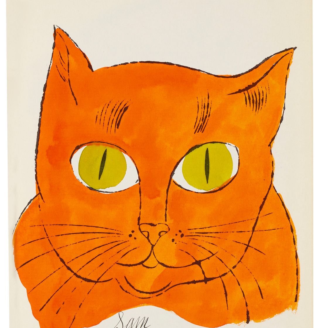 Andy Warhol — 25 кошек по имени(d) Сэм и одна голубая киска, изображение 9
