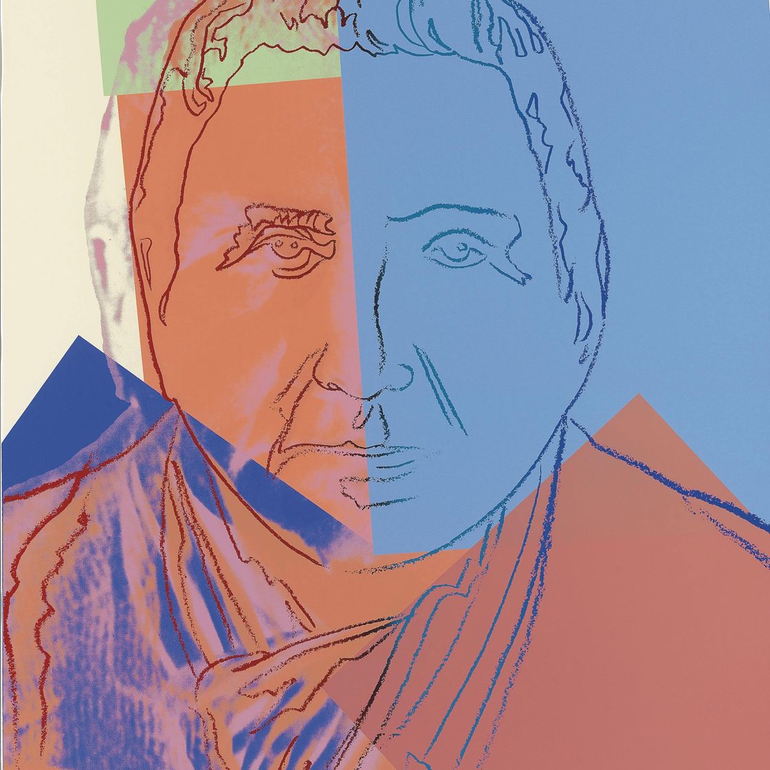 Andy Warhol — Десять портретов евреев двадцатого века (F. & S. II.226-235), изображение 3