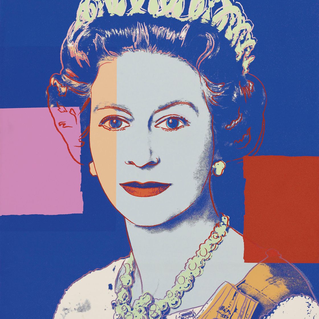 Andy Warhol — Королева Елизавета II, от: Reinging Queens (Королевское издание)