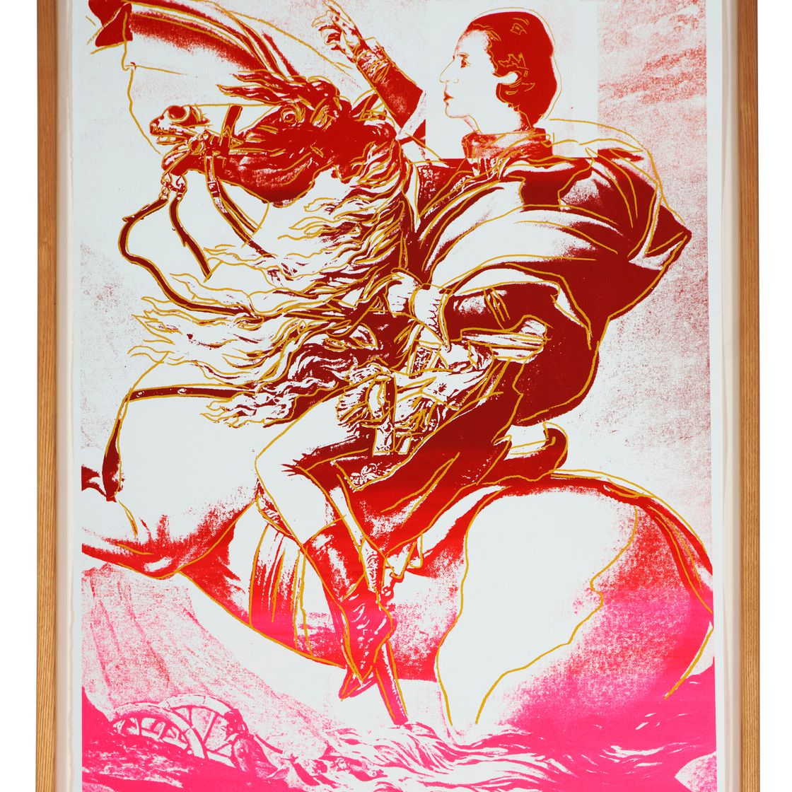 Andy Warhol — Диана Вриланд Безудержная (в честь Жака Луи Давида, Наполеона в Сенбернаре), изображение 2