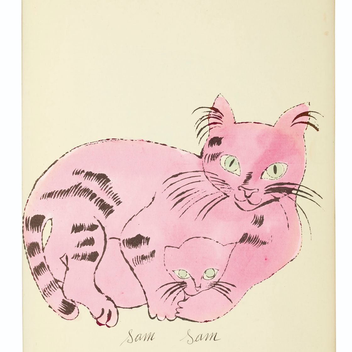 Andy Warhol — 25 кошек по имени(d) Сэм и одна голубая киска, изображение 14