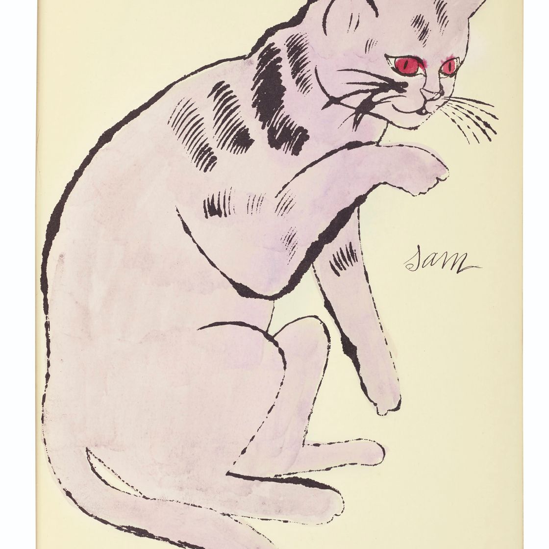 Andy Warhol — 25 кошек по имени(d) Сэм и одна голубая киска, изображение 16