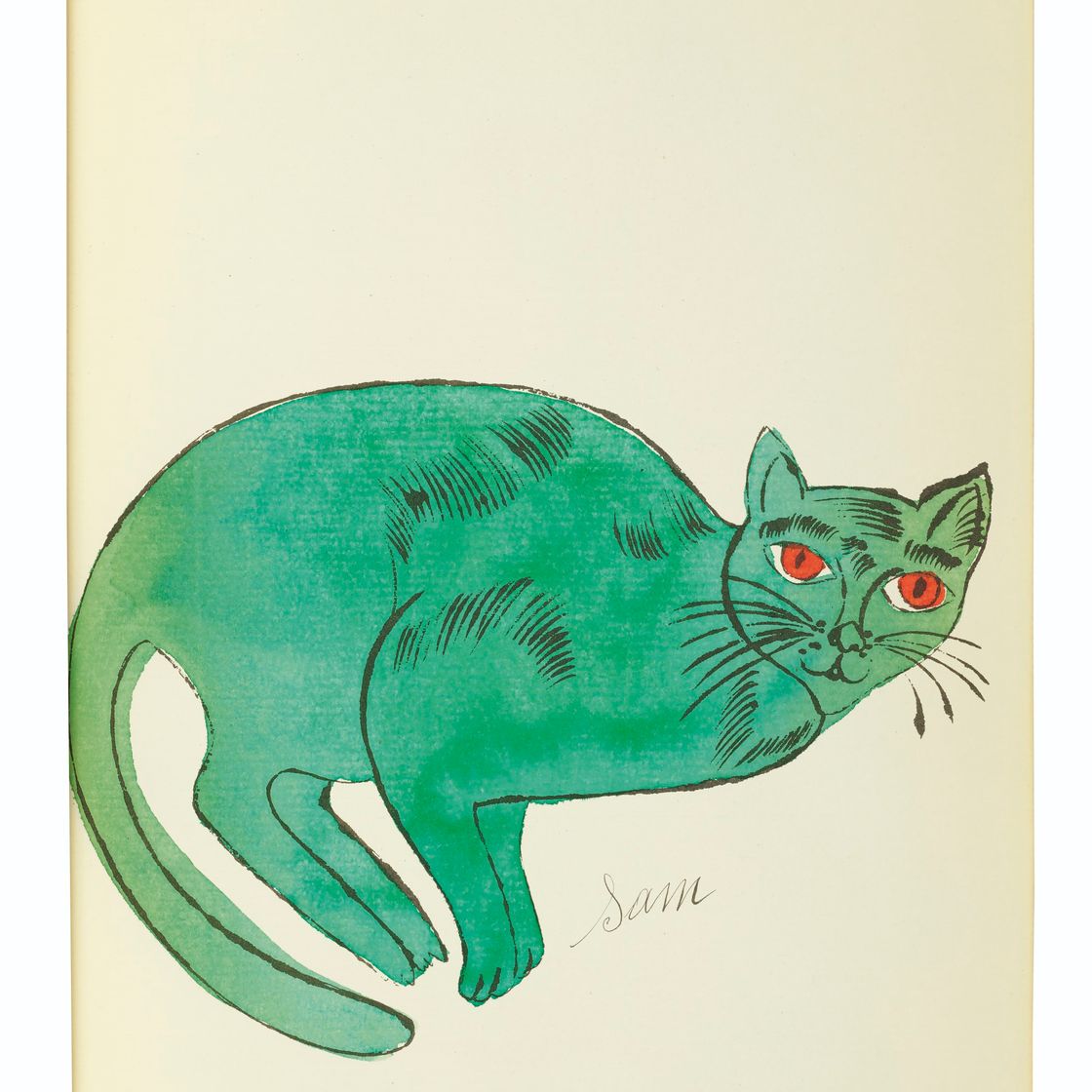 Andy Warhol — 25 кошек по имени(d) Сэм и одна голубая киска, изображение 19