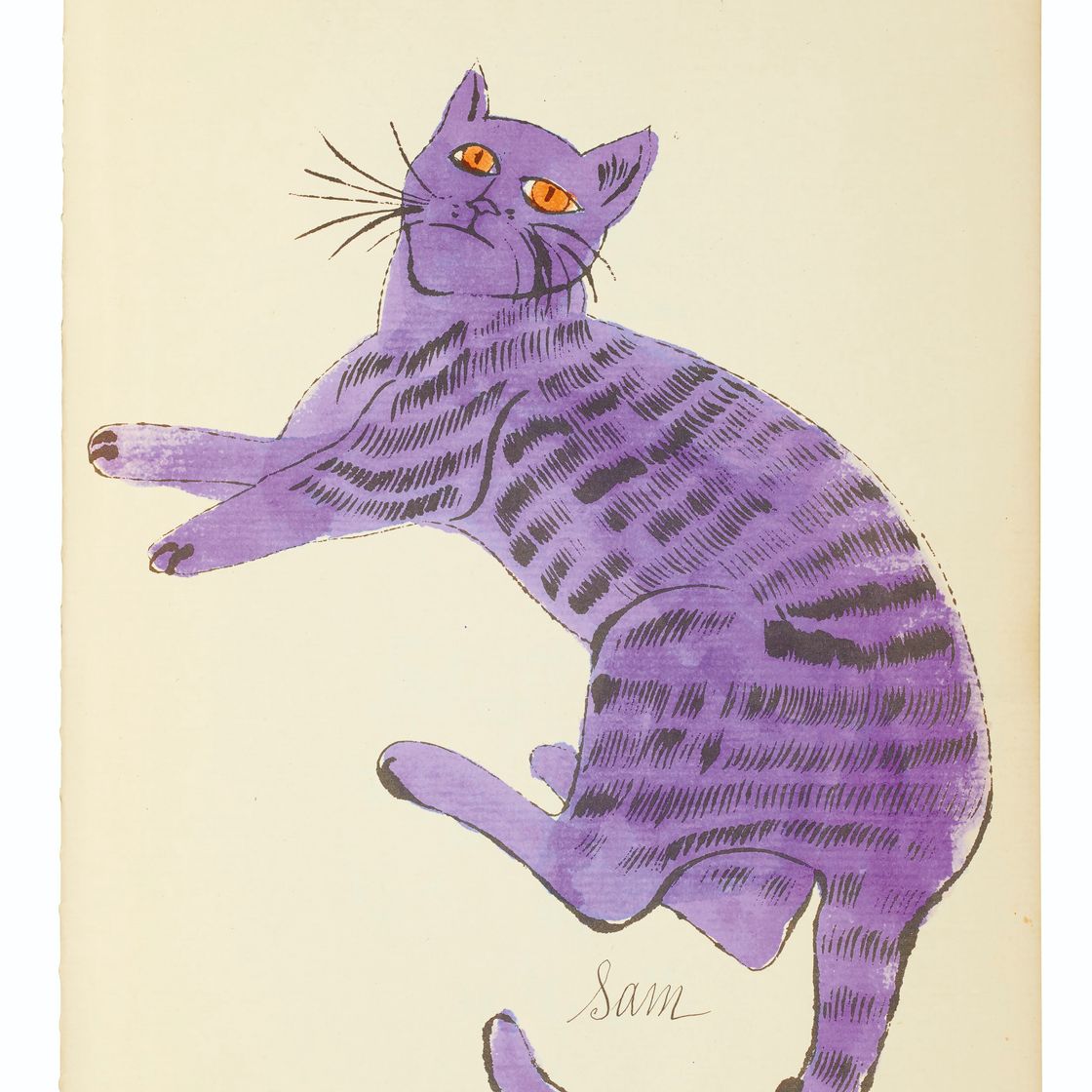 Andy Warhol — 25 кошек по имени(d) Сэм и одна голубая киска, изображение 4