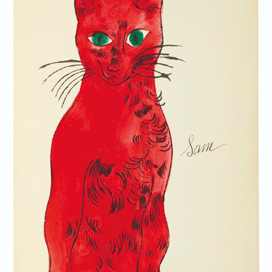 Andy Warhol — 25 кошек по имени(d) Сэм и одна голубая киска, изображение 5