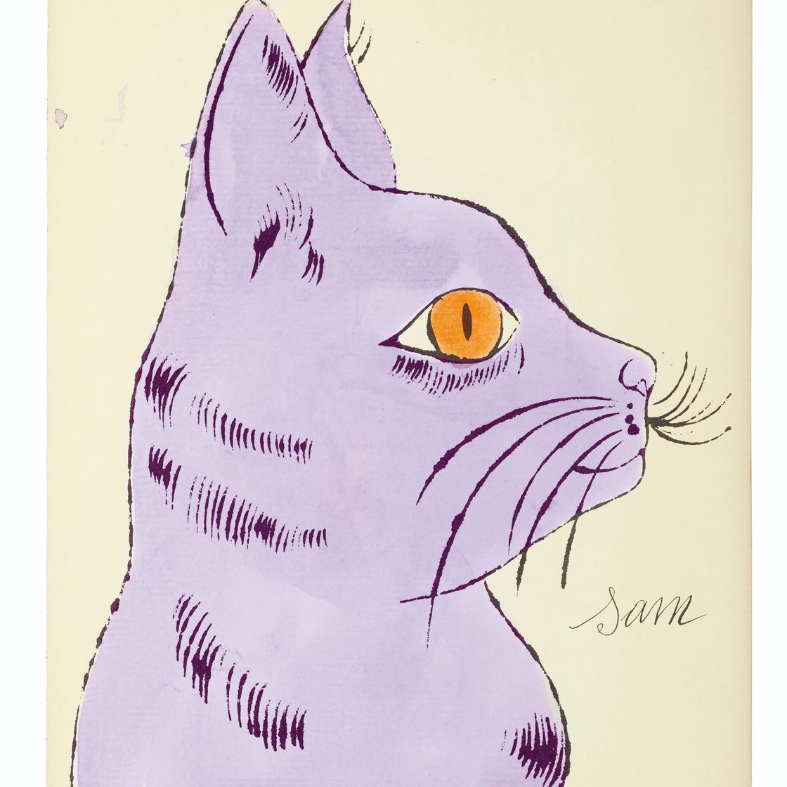 Andy Warhol — 25 кошек по имени(d) Сэм и одна голубая киска, изображение 9