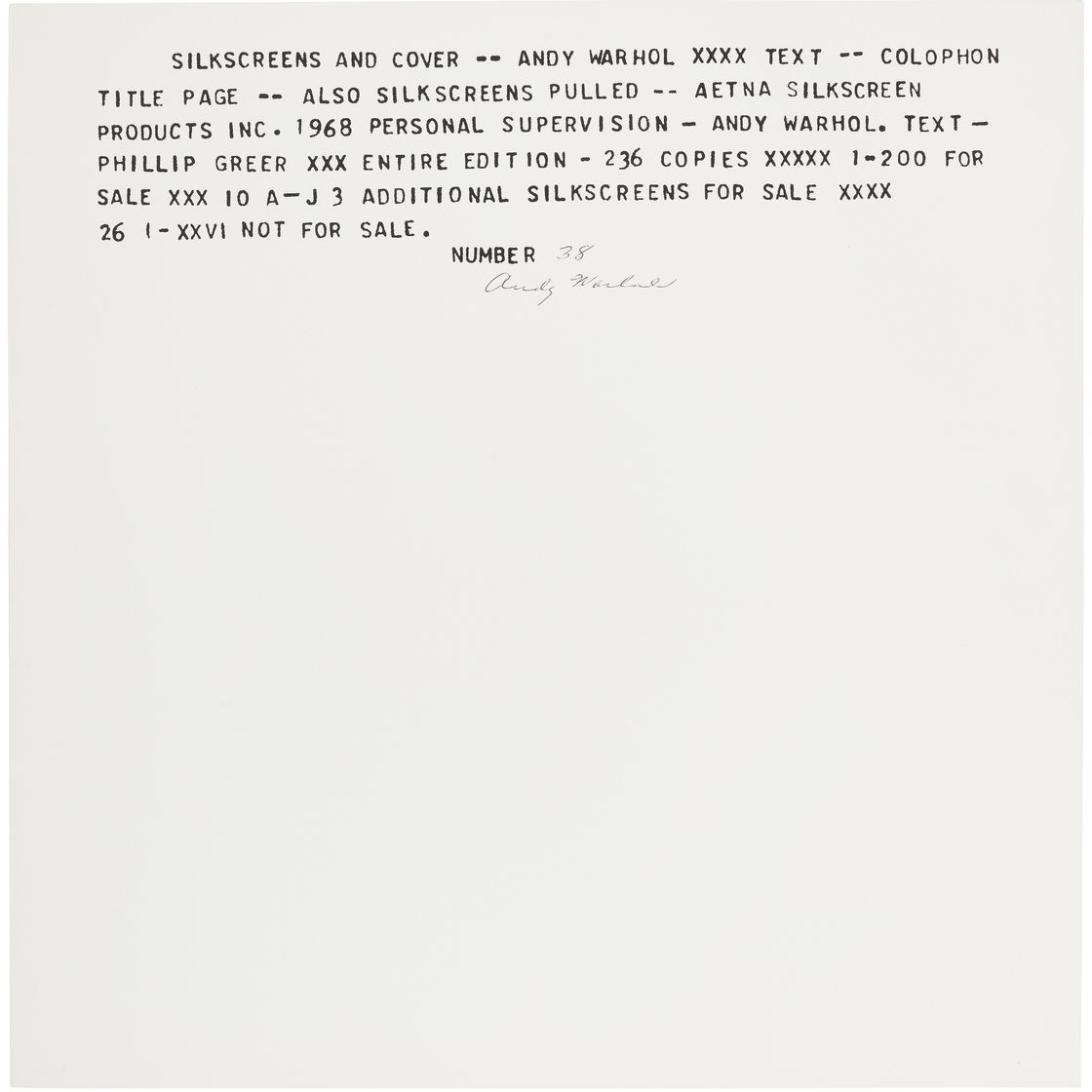 Andy Warhol — Вспышка - 22 ноября 1963 года: девять отпечатков, изображение 20