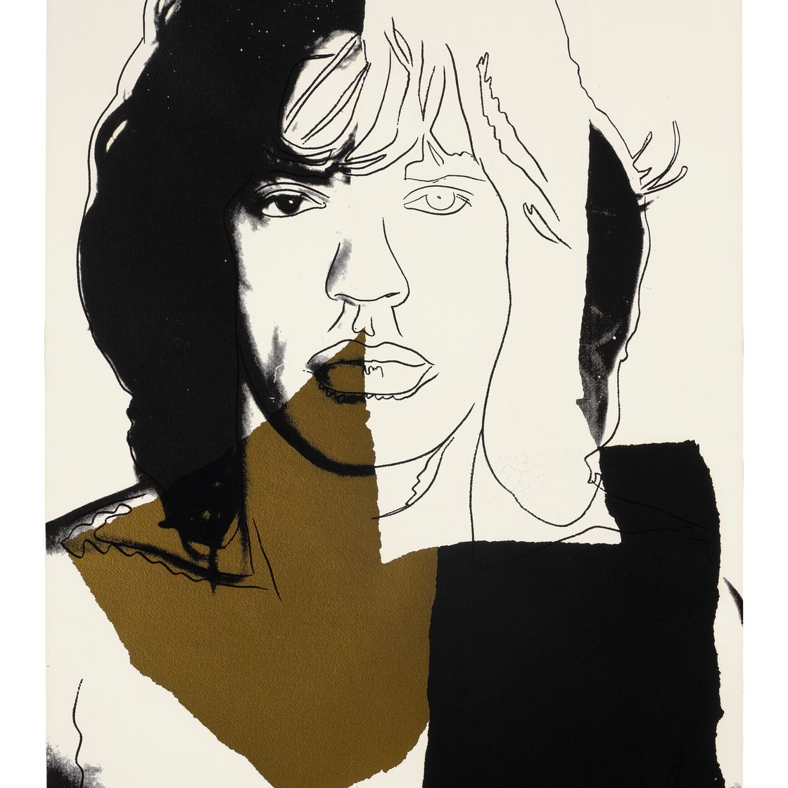 Andy Warhol — Мик Джаггер : один отпечаток, изображение 1