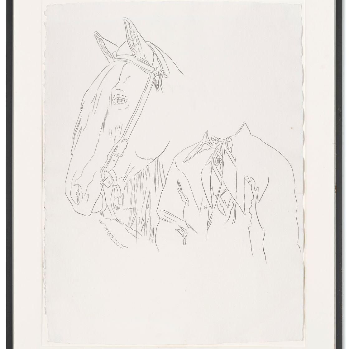 Andy Warhol — Ковбои и индейцы: Мужчина с лошадью, изображение 2