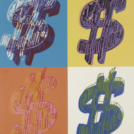 Andy Warhol — $ (Квадрант) (F. & S. 284)