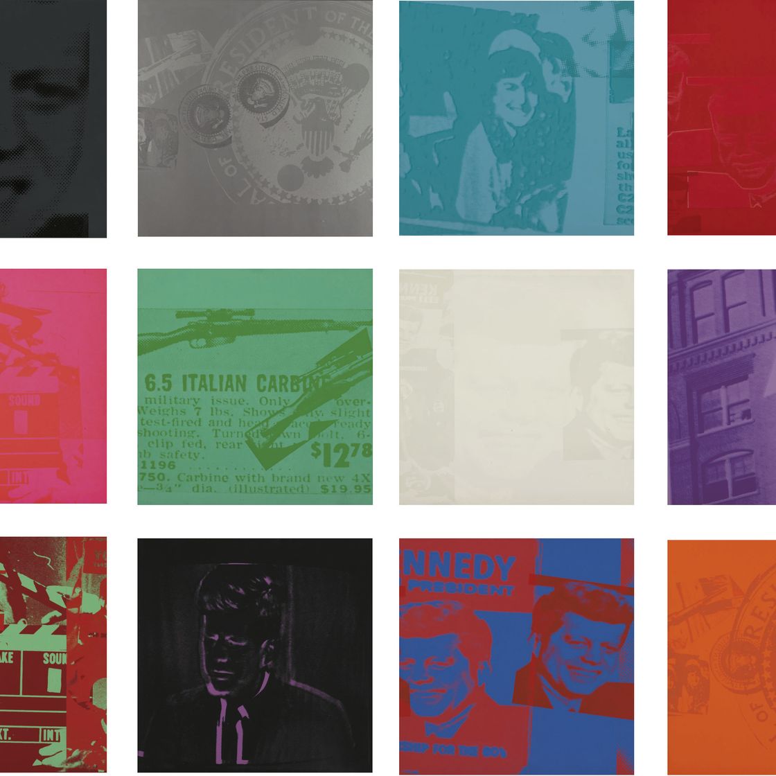 Andy Warhol — Вспышка - 22 ноября 1963 года, Брайарклифф-Мэнор, Нью-Йорк, издательство Racolin Press, Inc., 1968 (F. & S. II 32-42 и F. & S. II.43B)