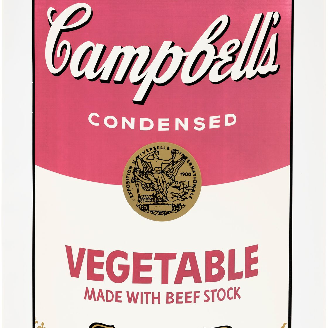 Andy Warhol — Овощ, приготовленный на говяжьем бульоне, из супа Campbell's Soup I, изображение 1