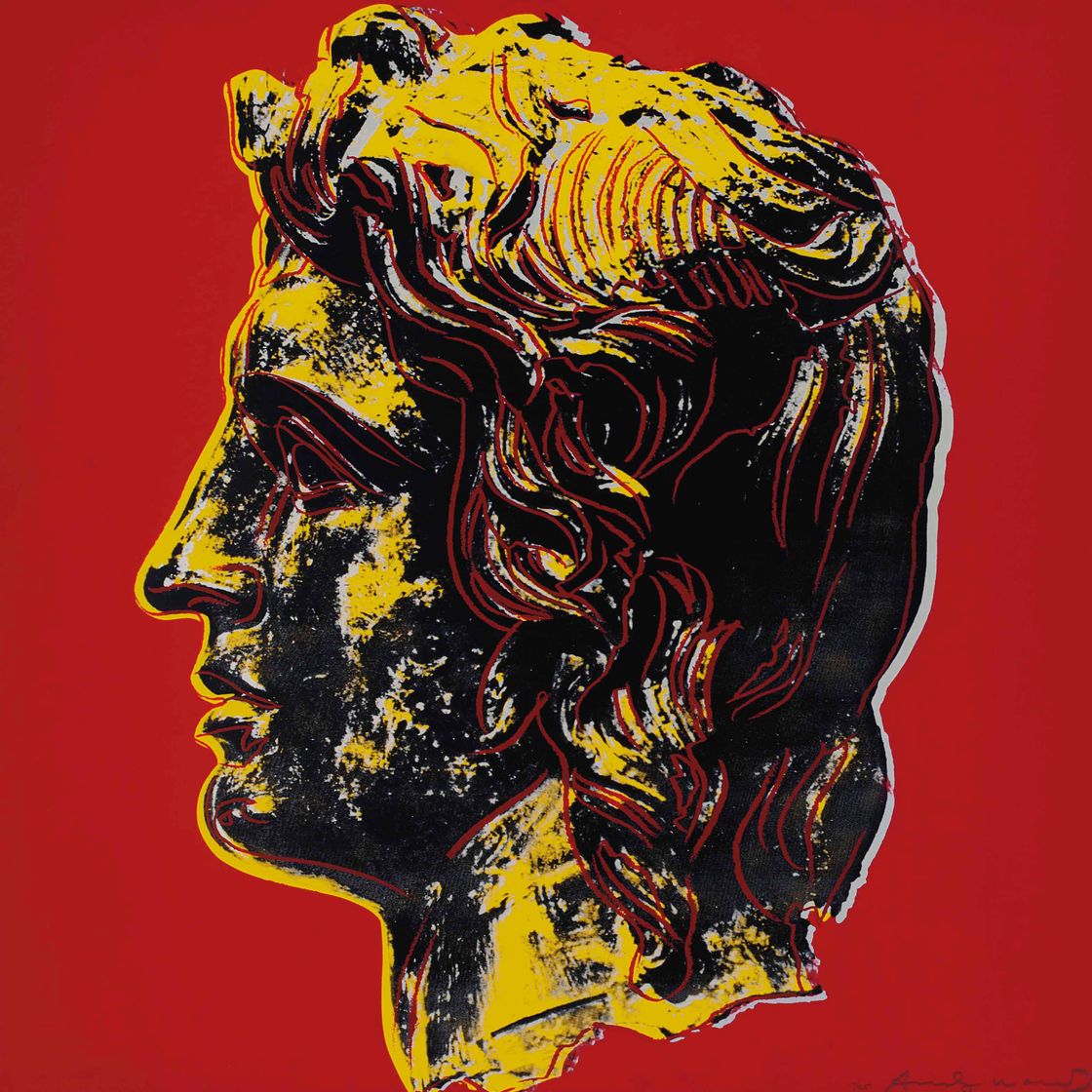 Andy Warhol — Александр Македонский : одна тарелка