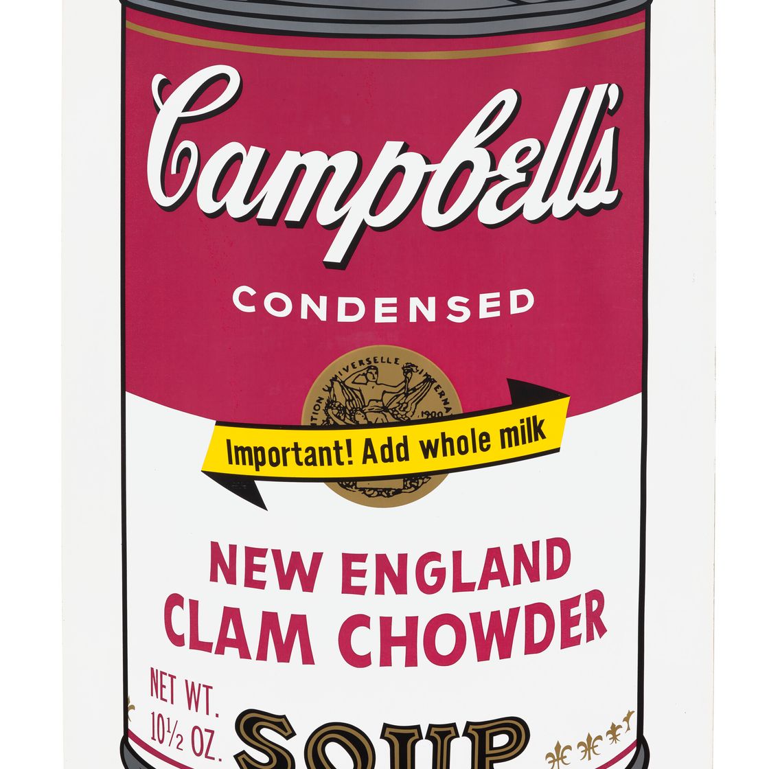 Andy Warhol — Суп-пюре из моллюсков по-новоанглийски от Campbell's Soup II, изображение 1