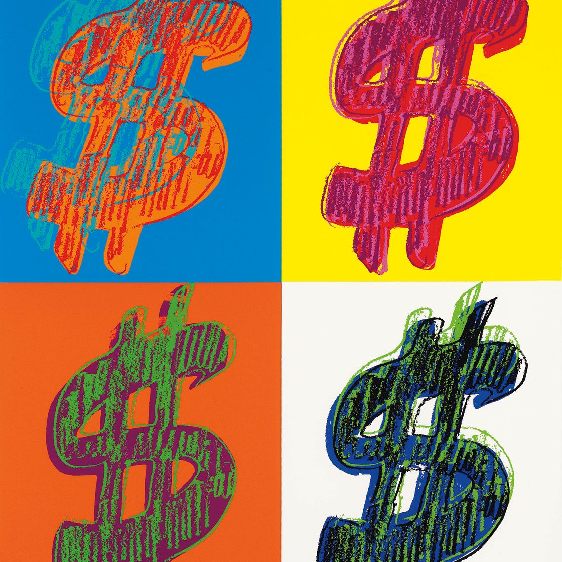 Andy Warhol — $ (квадрант) (см. F. & S. II.284)