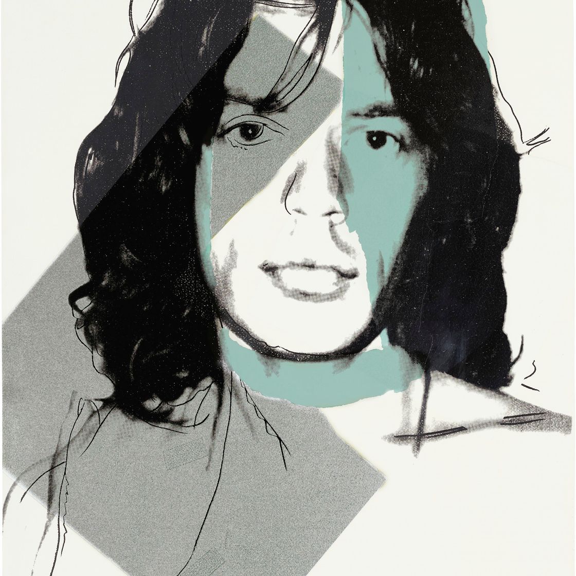 Andy Warhol — Мик Джаггер: одна тарелка