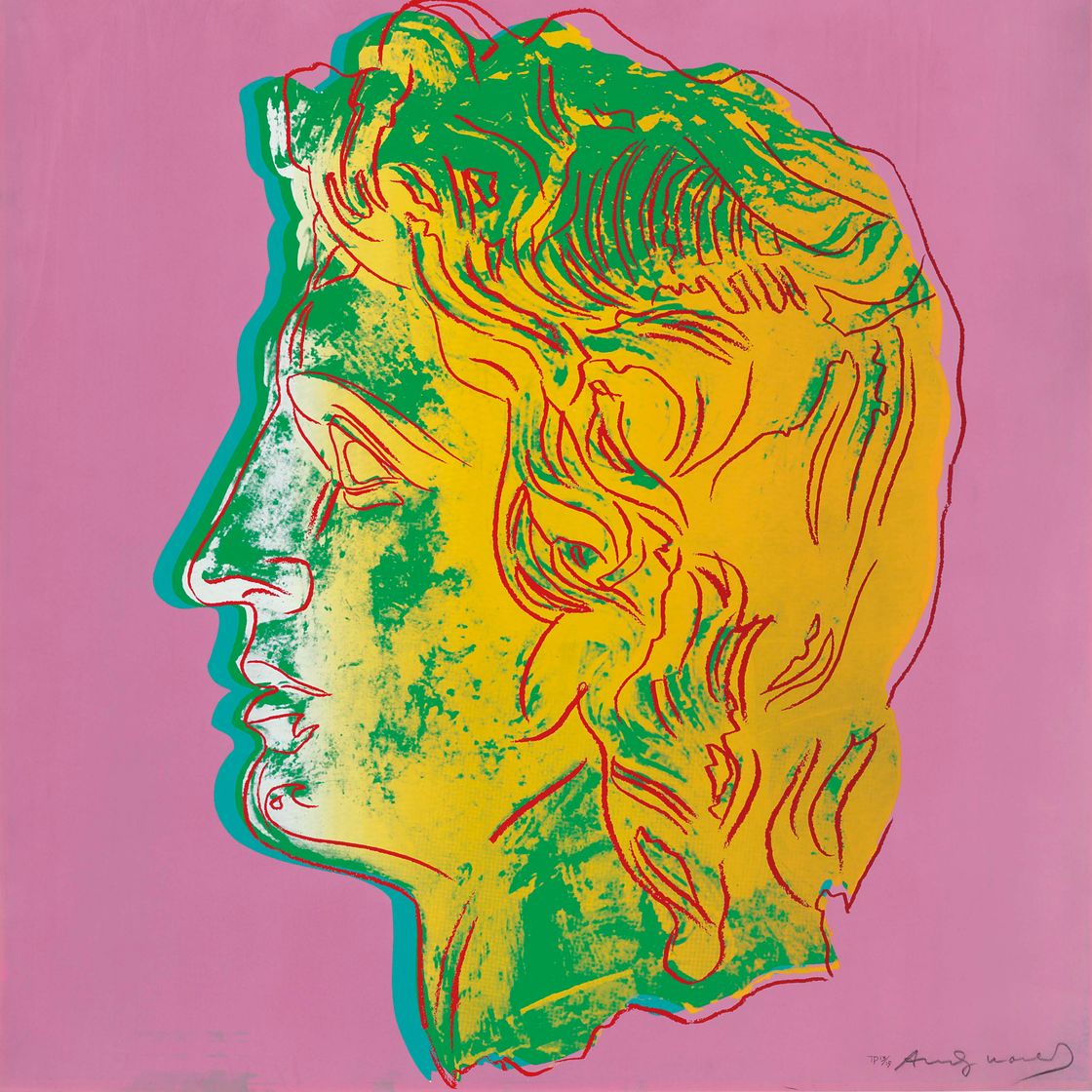 Andy Warhol — Александр Македонский : одна тарелка