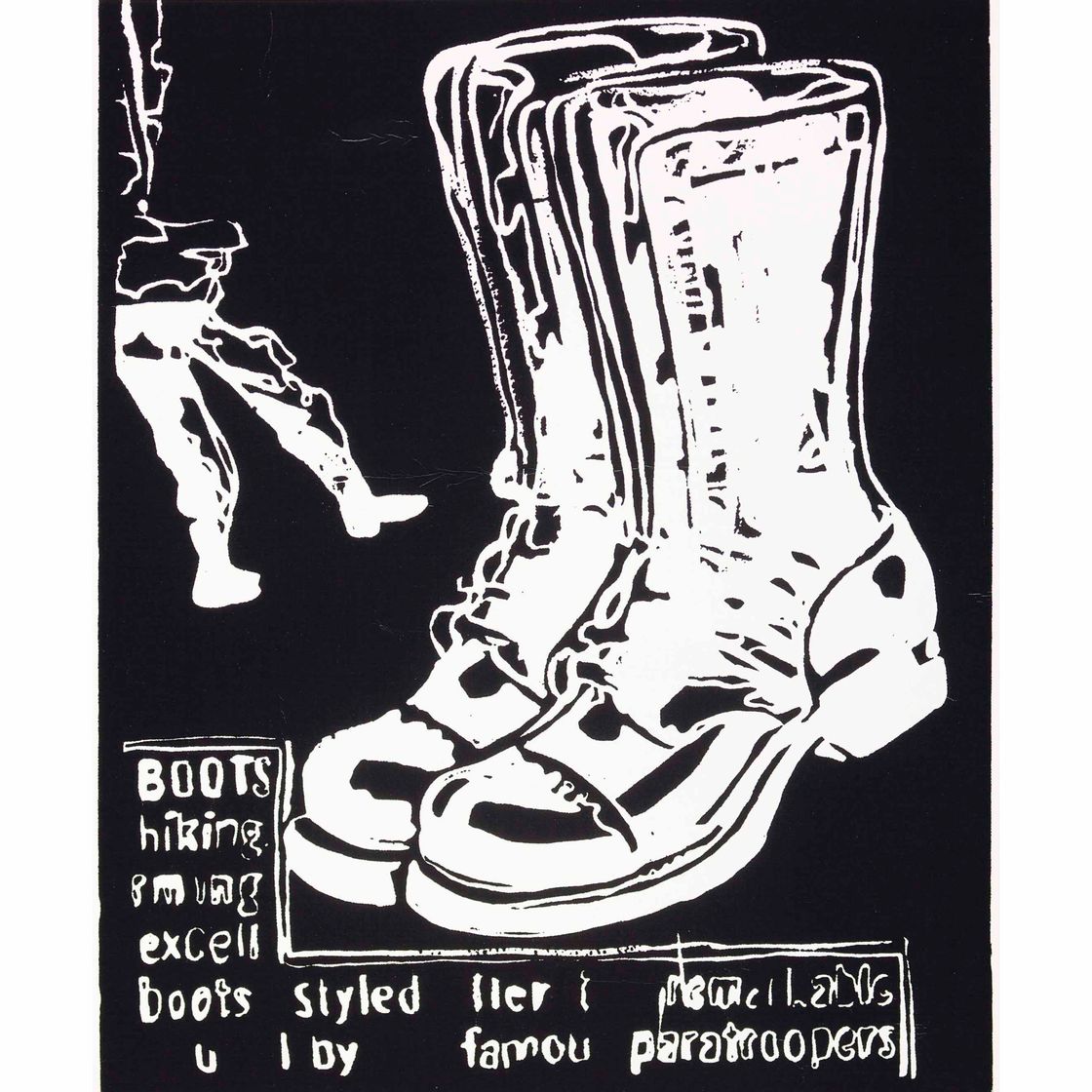 Andy Warhol — Ботинки десантника (отрицательные)